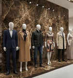 ROSEROSA Peel and Stick Glossy Faux Marble Architectural Film Self-adhesive Wallpaper Door Wrap Counter Top Border Mirror Molding Trim PGS4020