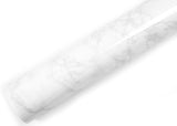 ROSEROSA Glossy Faux Marble Architectural Film PGS408 - Peel and Stick Self-Adhesive Vinyl Wrap for Kitchen Countertops & Cabinets