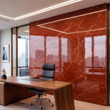 ROSEROSA Glossy Faux Marble Architectural Film PGS4709-1 - Peel and Stick Self-Adhesive Vinyl Wrap for Kitchen Countertops & Cabinets