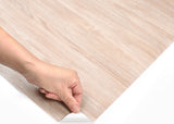 ROSEROSA Premium Faux Wood Architectural Film PW112 - Peel and Stick Wood Grain Vinyl Wrap for Commercial Interior & Luxury Home Decor