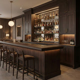 ROSEROSA Peel and Stick Premium Faux Wood Architectural Film Self-adhesive Wallpaper Door Wrap Counter Top Border Mirror Molding Trim PW126