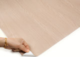 ROSEROSA Premium Faux Wood Architectural Film PW131 - Peel and Stick Wood Grain Vinyl Wrap for Commercial Interior & Luxury Home Decor