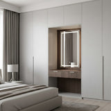 ROSEROSA Peel and Stick Metallic Faux Fabric Architectural Film Self-adhesive Wallpaper Door Wrap Counter Top Border Mirror Molding Trim RM02