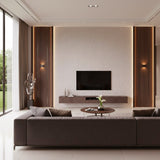 ROSEROSA Peel and Stick Metallic Faux Fabric Architectural Film Self-adhesive Wallpaper Door Wrap Counter Top Border Mirror Molding Trim RM04