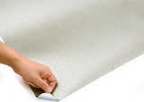 ROSEROSA Brushed Faux Metal Architectural Film RM15 - Peel and Stick Self-Adhesive Vinyl Wrap for Commercial & Furniture Refacing