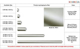 ROSEROSA Brushed Faux Metal Architectural Film RM15 - Peel and Stick Self-Adhesive Vinyl Wrap for Commercial & Furniture Refacing