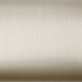 ROSEROSA Peel and Stick Brushed Faux Metal Architectural Film Self-adhesive Wallpaper Door Wrap Counter Top Border Mirror Molding Trim RM16