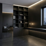 ROSEROSA Peel and Stick Solid Faux Wood Architectural Film Self-adhesive Wallpaper Door Wrap Counter Top Border Mirror Molding Trim SG15