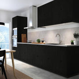 ROSEROSA Peel and Stick Solid Faux Wood Architectural Film Self-adhesive Wallpaper Door Wrap Counter Top Border Mirror Molding Trim SG15