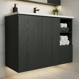 ROSEROSA Peel and Stick Solid Faux Wood Architectural Film Self-adhesive Vinyl Film Wallpaper Door Wrap Counter Top Border Mirror Molding Trim SG73