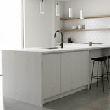 ROSEROSA Peel and Stick Solid Faux Wood Architectural Film Self-adhesive Wallpaper Door Wrap Counter Top Border Mirror Molding Trim SG74