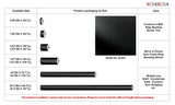 ROSEROSA Matte Solid Architectural Film SL522 - Peel and Stick Self-Adhesive Vinyl Wrap for Furniture Refinishing & Office Interior