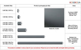 ROSEROSA Matte Solid Architectural Film SL564 - Peel and Stick Self-Adhesive Vinyl Wrap for Furniture Refinishing & Office Interior