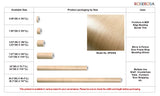 ROSEROSA Faux Oak Wood Architectural Film SPG508 - Peel and Stick Wood Grain Vinyl Wrap for Door Wrapping & Commercial Interior