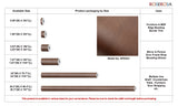 ROSEROSA Faux Cherry Wood Architectural Film SPG523 - Peel and Stick Wood Grain Vinyl Wrap for Commercial Spaces & Interior Accents