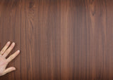 ROSEROSA Faux Teak Wood Architectural Film EP555 - Peel and Stick Wood Grain Vinyl Wrap for Door Wrapping & Commercial Interior
