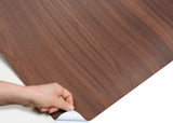 ROSEROSA Faux Teak Wood Architectural Film EP555 - Peel and Stick Wood Grain Vinyl Wrap for Door Wrapping & Commercial Interior