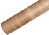ROSEROSA Faux Teak Wood Architectural Film SPG526 - Peel and Stick Wood Grain Vinyl Wrap for Door Wrapping & Commercial Interior