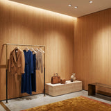 ROSEROSA Peel and Stick Faux Oak Wood Architectural Film Self-adhesive Vinyl Film Wallpaper Door Wrap Counter Top Border Mirror Molding Trim WD225