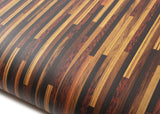 ROSEROSA Panel Faux Wood Architectural Film WD373 - Peel and Stick Slat Wood Vinyl Wrap for Residential Interior & Commercial Accents