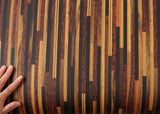 ROSEROSA Panel Faux Wood Architectural Film WD373 - Peel and Stick Slat Wood Vinyl Wrap for Residential Interior & Commercial Accents