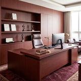 ROSEROSA Peel and Stick Faux Cherry Wood Architectural Film Self-adhesive Vinyl Film Wallpaper Door Wrap Counter Top Border Mirror Molding Trim WD624