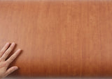 ROSEROSA Faux Cherry Wood Architectural Film WD634 - Peel and Stick Wood Grain Vinyl Wrap for Commercial Spaces & Interior Accents