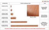 ROSEROSA Faux Cherry Wood Architectural Film WD634 - Peel and Stick Wood Grain Vinyl Wrap for Commercial Spaces & Interior Accents