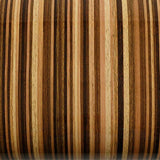 ROSEROSA Glossy Stripe Faux Wood Architectural Film EH146 - Peel and Stick Slat Wood Vinyl Wrap for Furniture Refinishing & Interior Design