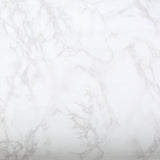 ROSEROSA Glossy Faux Marble Architectural Film PGS408 - Peel and Stick Self-Adhesive Vinyl Wrap for Kitchen Countertops & Cabinets